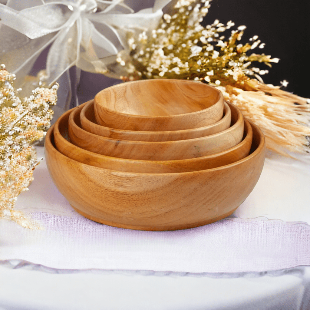 Enhance Your Dining Experience with
Neem Wood Serving Bowls wooden kithenware colleection