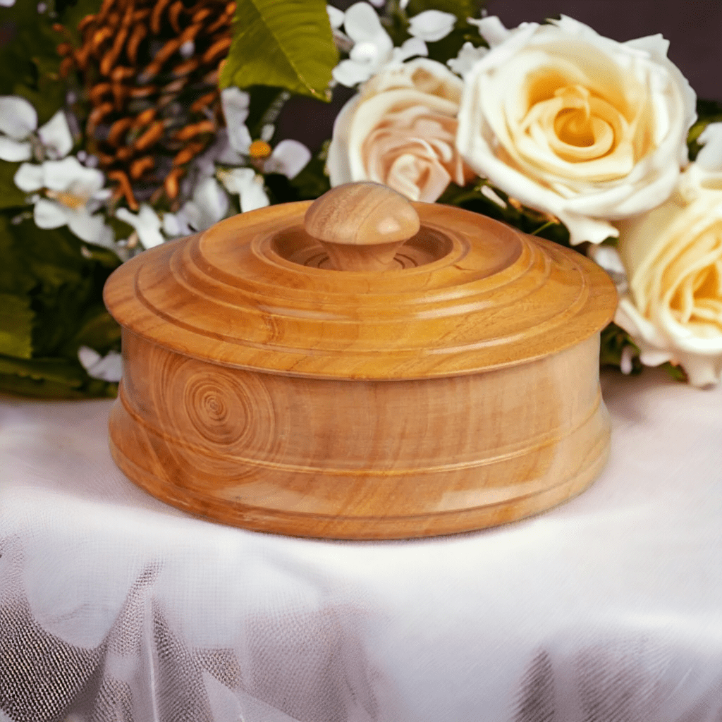 wooden roti box
